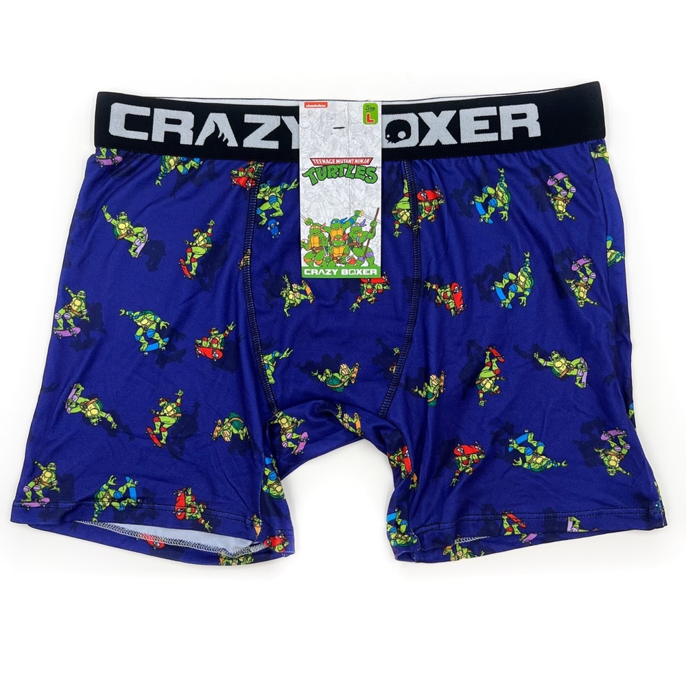 TMNT Teenage Mutant Ninja Turtles Crazy Boxer Briefs Mens Size Large Underwear